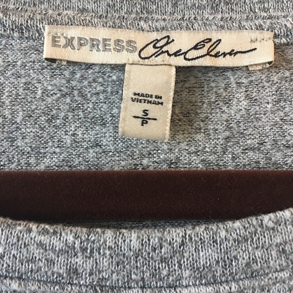 EXPRESS ONE ELEVEN GRAY HI-LO TOP - Picture 3 of 3